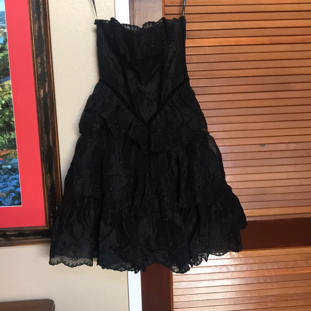 Strapless Betsy Johnson corset dress